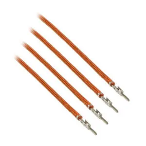 CableMod ModFlex™ Sleeved Wires Orange 4x20cm
