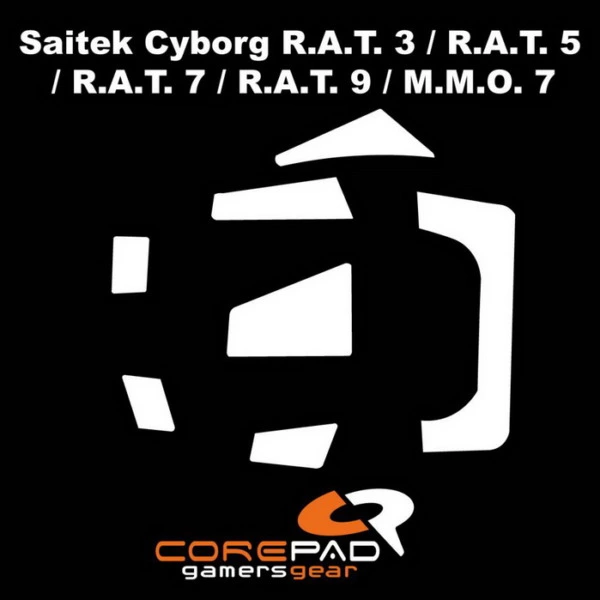 Corepad Skatez Pro For Saitek Cyborg R.A.T 3, 5, 7 & 9 / MMO7 -100% PTFE Mouse Feet