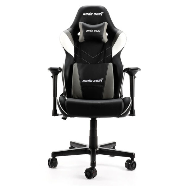 Anda Seat Assassin King V2 Blackwhitegrey – Full Pvc Leather 5d Armrest Gaming Chair H1