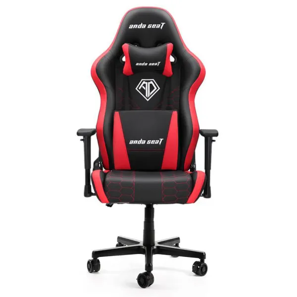 Thanh lý - AndaSeat Spirit King Black/Red - Full PVC Leather 4D Armrest Gaming Chair (NO BOX)