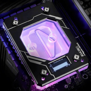 Bykski A-RYZEN-TECH-X Black - Digital RGB Temperature LCD Cpu Blocks