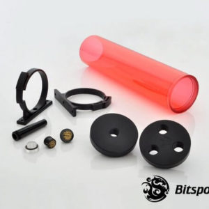 Bitspower Z-Multi 250 (Ice Red Body & Black Cap ) - Reservoir