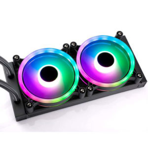 Infinity Dark Wizard Addressable RGB 240mm Liquid CPU Cooler - 3x Spectrum Pro Edition