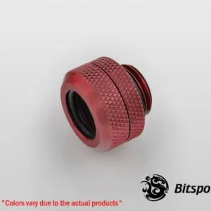 Bitspower G1,4'' Deep Blood Red Enhance Multi Link For Od 12mm