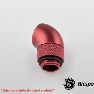 Bitspower G14 Deep Blood Red Rotary 60 Degree IG14 Extender Bitspower G1,4'' Deep Blood Red Rotary 60 Degree Ig1,4'' Extender