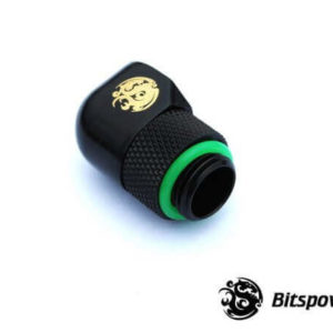 Bitspower G14 Matt Black Rotary 90 Degree IG14 Extender 2 Bitspower G1,4'' Matt Black Rotary 90 Degree Ig1,4'' Extender 2
