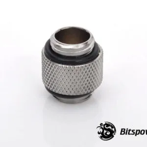 Bitspower G1,4'' Silver Shining Dual G1,4'' Fitting