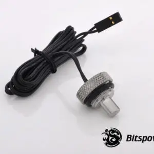 Bitspower G1,4'' Silver Shining Temperature Sensor Stop Fitting