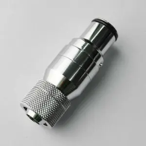 Bitspower Silver Shiningquick Disconnected Male With Rotary Compression Fitting Cc3 For Id 3,8'' Od
