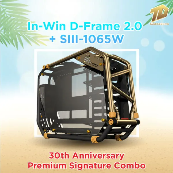 In-Win D-Frame 2.0 + SIII-1065W - 30th Anniversary Premium Signature Combo