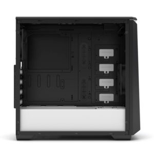 Phanteks Eclipse P400 Black:white Tempered Glass H4