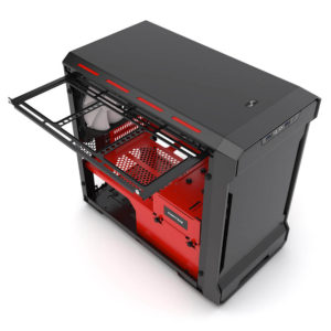 Phanteks Enthoo Evolv ITX BlackRed Tempered Glass ITX Tower Case H13 Phanteks Enthoo Evolv Itx Blackred Tempered Glass Itx Tower Case H13