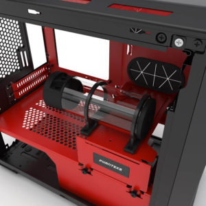 Phanteks Enthoo Evolv ITX BlackRed Tempered Glass ITX Tower Case H15 Phanteks Enthoo Evolv Itx Blackred Tempered Glass Itx Tower Case H15