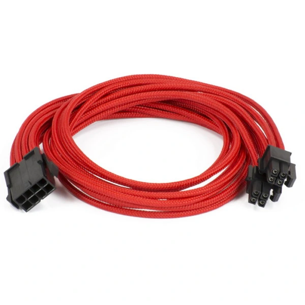 Phanteks Motherboard 8-Pin Extension 500mm - Red Sleeved Cable