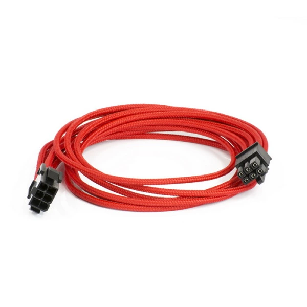 Phanteks PCI-E 6-Pin To 6-Pin Extension 500mm - Red Sleeved Cable