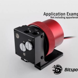 bitspower d5 mod package black pom top s mod kit v2 matt red 2 Bitspower D5 MOD Package (Black POM TOP S + MOD Kit V2 Matt Red)