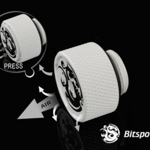 Bitspower G1/4'' Deluxe White AIR-Exhaust Fitting