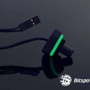 Bitspower G1/4'' Matt BlackTemperature Sensor Stop Fitting