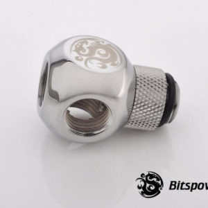 Bitspower G1/4'' Silver Shining Q Plus-Rotary IG1/4''X4 Extender