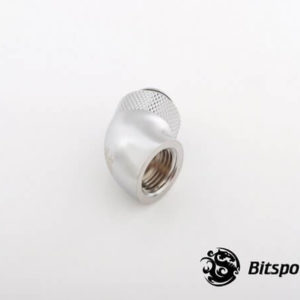 Bitspower G1/4'' Silver Shining Rotary 60-Degree IG1/4'' Extender