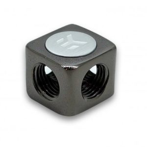 ek af x splitter 4f g14 black nickel 3 EK-AF X-Splitter 4F G1/4 -Black Nickel