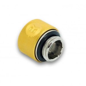 ek hdc fitting 12mm g14 gold 2 EK-HDC Fitting 12mm G1/4 - Gold