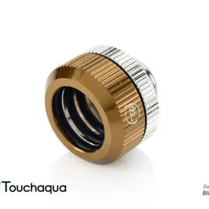 Touchaqua Dual O-Ring G1/4" Tighten Fitting For Hard Tubing OD14MM (Bronze)