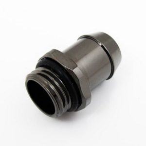 XSPC 1/2 Barb Black Chrome Fitting