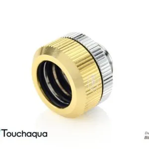 Touchaqua Dual O Ring G1,4 Tighten Fitting For Hard Tubing Od14mm (golden)