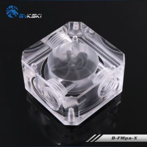 Bykski 3-Way G1/4 Thread Water Cooling Flow Meter - B-FMPA-X