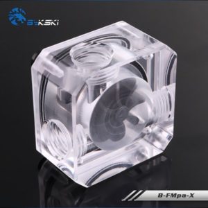 Bykski 3-Way G1/4 Thread Water Cooling Flow Meter - B-FMPA-X