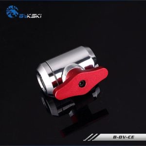 Bykski Red Water Drain Valve - B-DVCE-RD