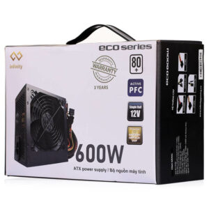 Infinity Eco 600w H2 Infinity ECO 600W 80Plus Single Rail - True Power