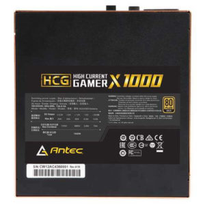 Antec HCG 1000 EXTREME 1000W – 80 Plus Gold 08 Antec Hcg 1000 Extreme 1000w – 80 Plus Gold 08