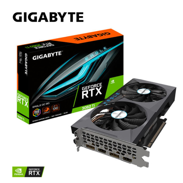 Gigabyte Geforce® Rtx 3060 Ti Eagle 8g Oc H1