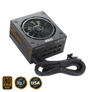 EVGA 850 BQ - 80+ BRONZE 850W - Semi Modular (TRAY)