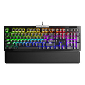 EVGA Z15 RGB Gaming Keyboard H2 EVGA Z15 - RGB Gaming Keyboard - RGB Backlit LED - Hot Swappable Mechanical Switches