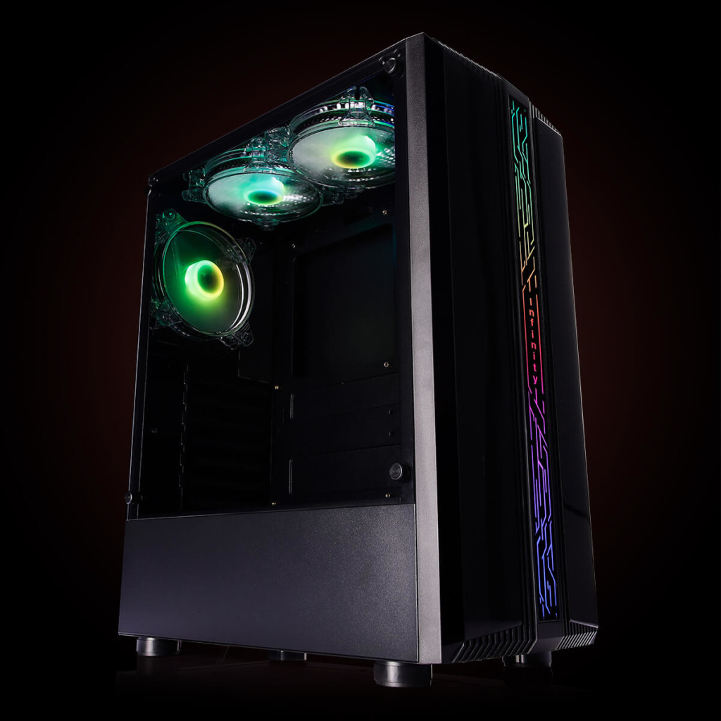 Infinity Denki Pro – Tempered Glass Gaming Case Features H3