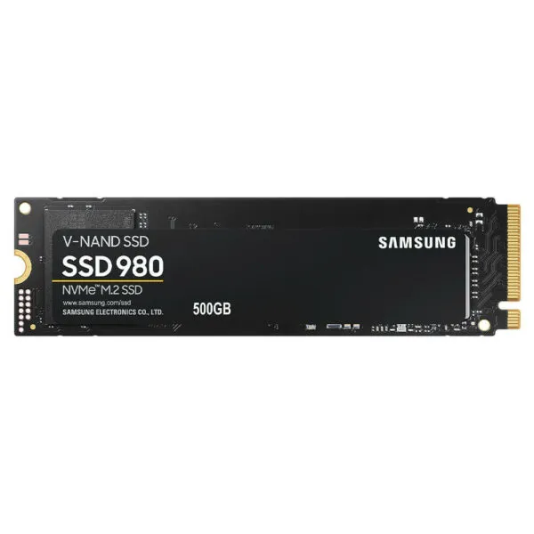 Samsung 980 500GB – M.2 2280 PCIe Gen 3.0 x4 NVMe SSD