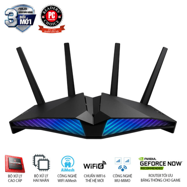 Asus RT-AX82U Gaming Router – Dual Band WiFi 6 | MU-MIMO | Router WiFi có thể mở rộng