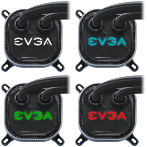 EVGA CLC 280mm All-In-One RGB LED CPU Liquid Cooler - 2x FX13 140mm PWM Fans
