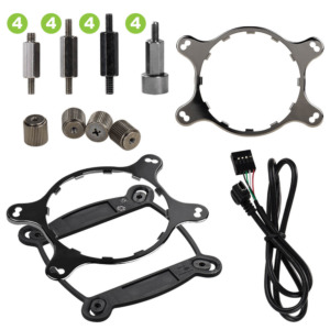 EVGA CLC 360mm All-In-One RGB LED CPU Liquid Cooler - 3x FX12 120mm PWM Fans