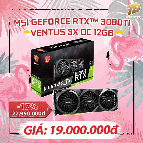 MSI GeForce RTX™ 3080Ti VENTUS 3X OC 12GB GDDR6X