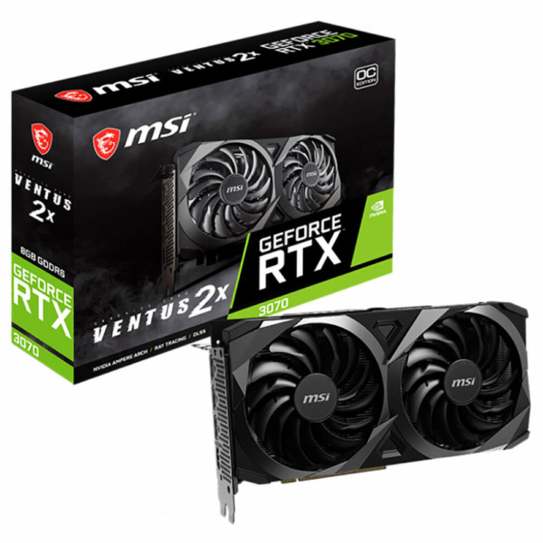 MSI Geforce RTX 3070™ VENTUS 2X OC - 8GB GDDR6 V2