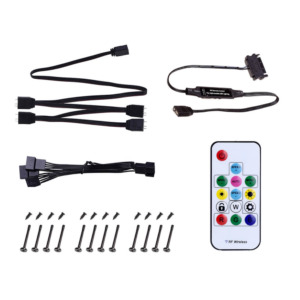 DF 12025 ARGB TRIO SNOW h5 ID-Cooling DF-12025 - ARGB Trio Snow (3 Fans)