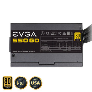 EVGA 550 GD - 80+ GOLD 550W - Hard Line (TRAY)