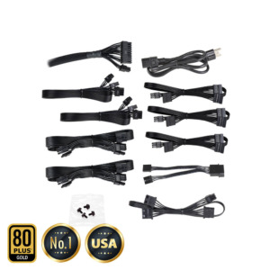 EVGA 650 GQ - 80+ GOLD 650W - Semi Modular (TRAY)