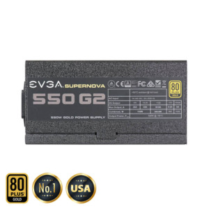 EVGA SuperNOVA 550 G2 - 80+ GOLD 550W - Fully Modular (TRAY)