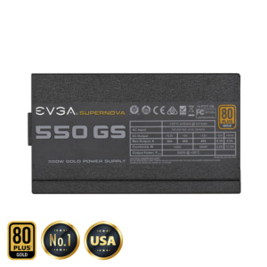 EVGA SuperNOVA 550 GS - 80+ GOLD 550W - Fully Modular (TRAY)