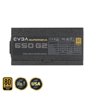 EVGA SuperNOVA 650 G2 - 80+ GOLD 650W - Fully Modular (TRAY)
